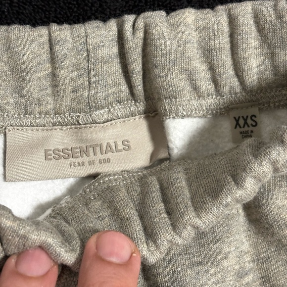 Essentials Light Gray Athletic Men's Shorts - Picture 5 of 7